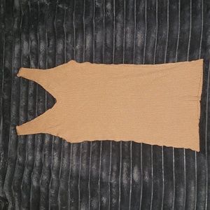 pale pink tank top size s